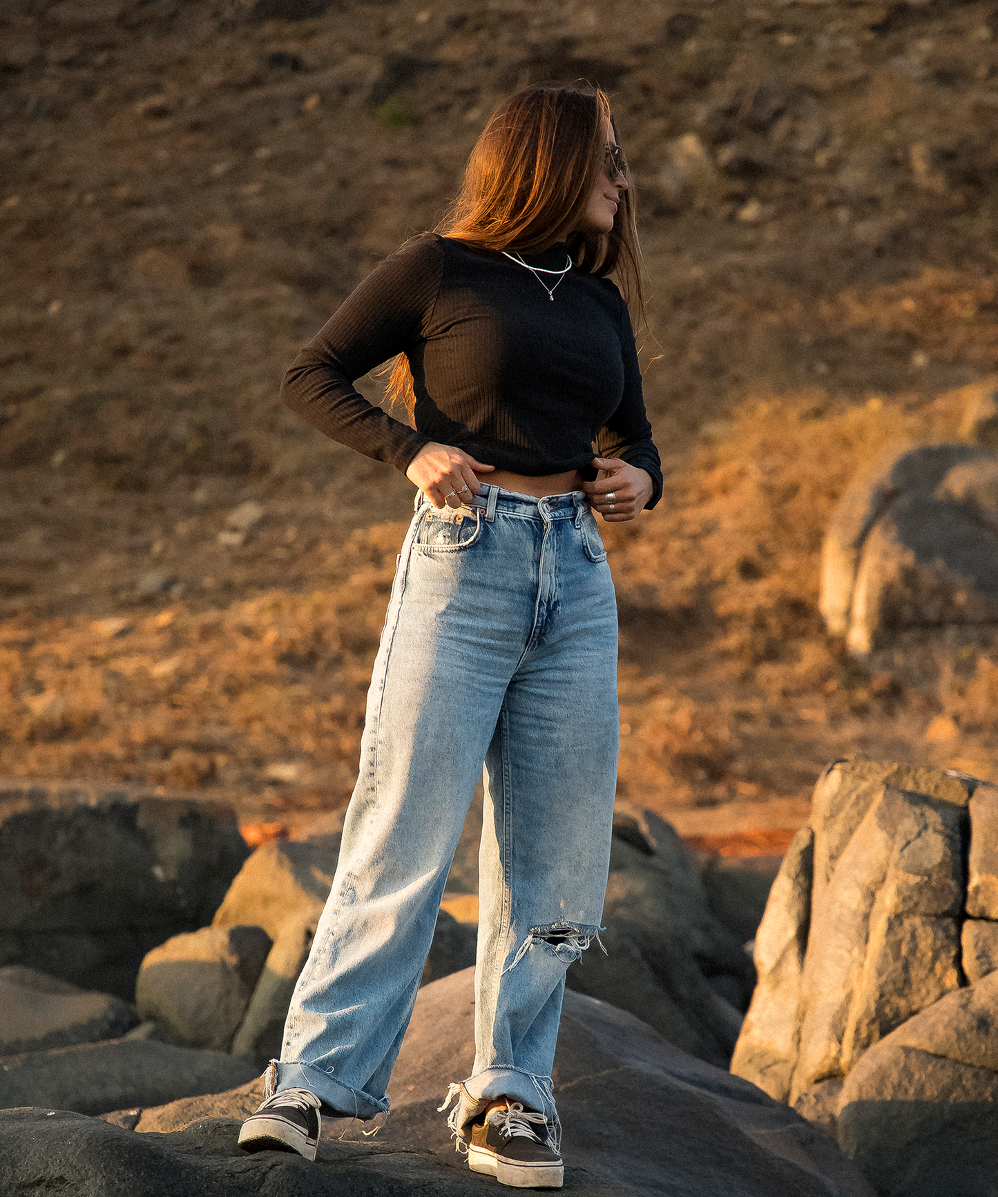 Polera Salma Negro