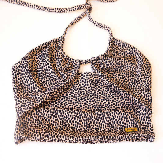 Crop Top Malva Print Cheetah