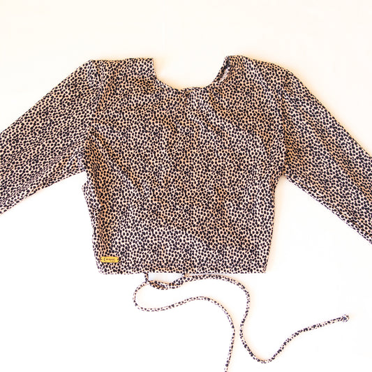 Polera Iris Print Cheetah