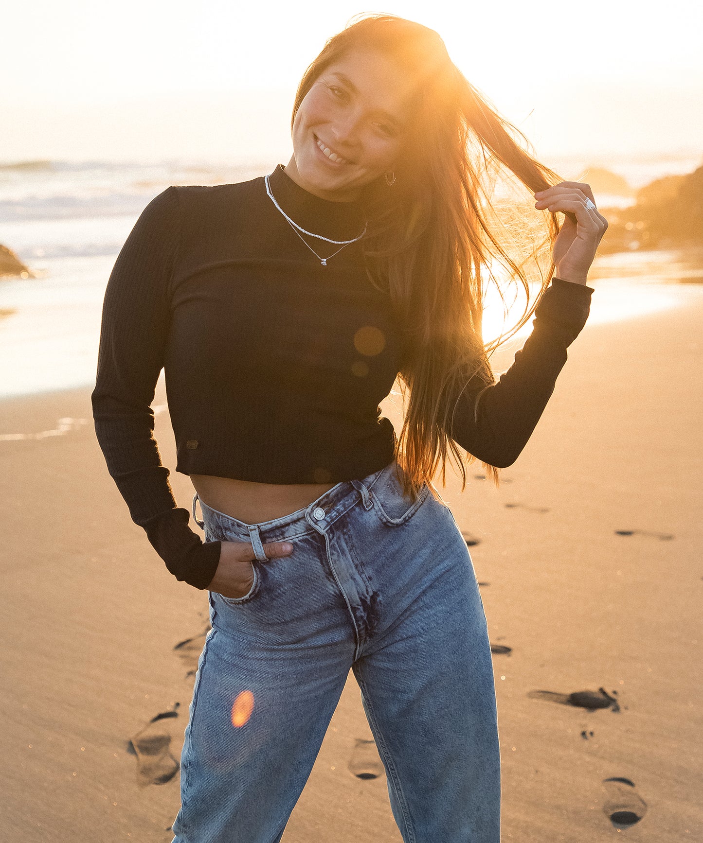 Polera Salma Negro