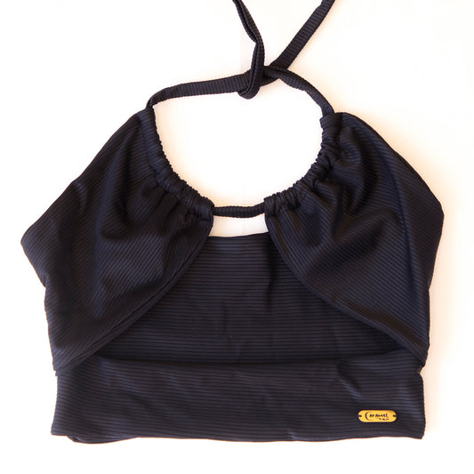 Crop Top Malva Negro